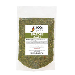 1400s Spices Epazote leaves dried cut pack for beans and stews.
