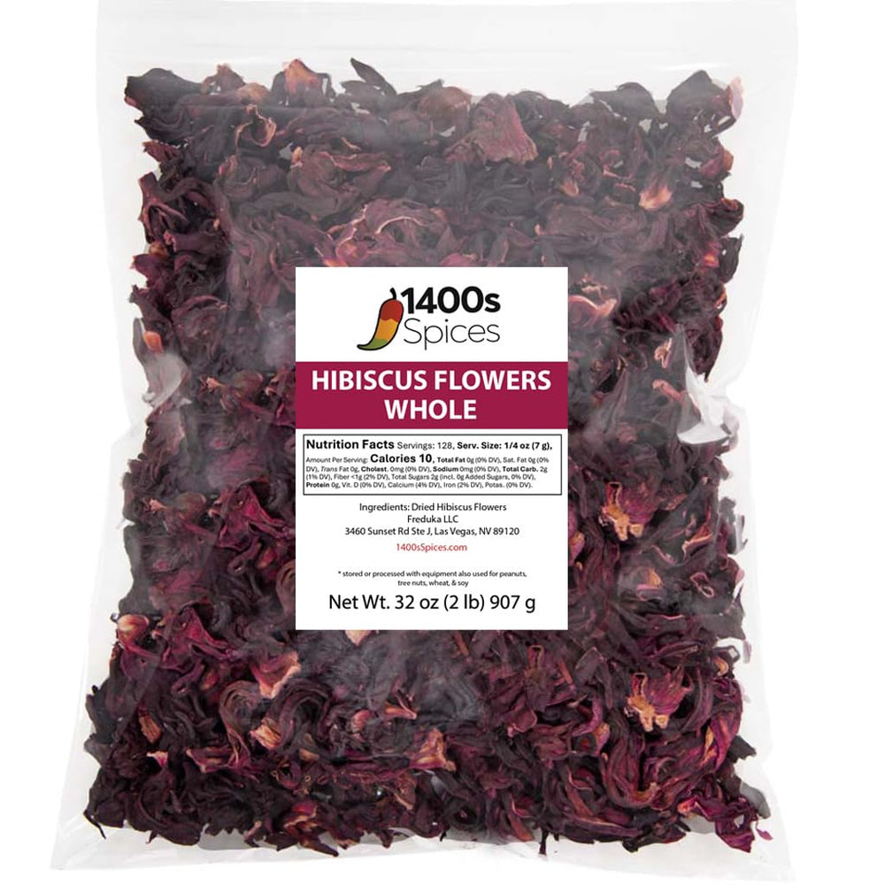 1400S SPICES Hibiscus tea bulk image — vibrant petals for refreshing brews.