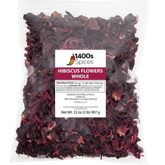 1400S SPICES Hibiscus tea bulk image — vibrant petals for refreshing brews.
