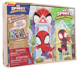 1616 Holdings Spidey Amazing Friends wooden puzzle set with five pieces for kids' problem-solving play