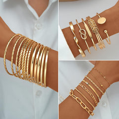 17 MILE 78-piece gold jewelry set earrings provide lightweight sparkle for evenings