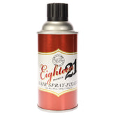 18.21 Man Made premium hairspray bottle shows fast-drying formula for all hair types.