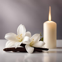 1OAK Vanilla Bean Candle in a gift-ready box, ready to give