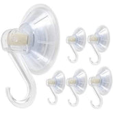 1st Choice suction cup hook on a clean wall holding towels securely