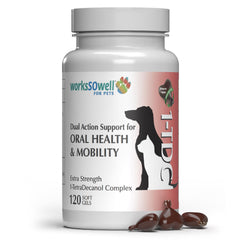 1-TDC WorksSoWell bottle pour shows easy dosing for dogs and cats.