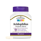 21st Century Acidophilus probiotic bottle for daily digestive balance