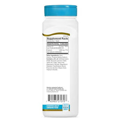 21st Century Calcium Plus D3 bottle back with dosage and ingredients