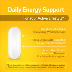 Pouring Niacinamide 500 mg tablets from bottle for easy daily use.