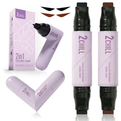 2CHILL 2-pack rotating eyeliner stamp for precise winged eyeliner