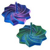 2Pcs Expanded Sensory Fidget Star with handle on a desk for focus and stress relief