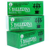 3 Ballerina Dieters Tea extra-strength tea bags offer a stronger, gentler herbal brew