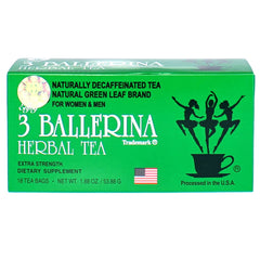 3 Ballerina Dieters Tea steeping in a cup to reveal rich aroma