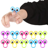 3 Otters pink-eyed finger puppets for storytelling and learning