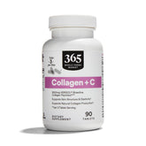365 by Whole Foods Market Collagen Verisol bottle on countertop supports daily beauty routine
