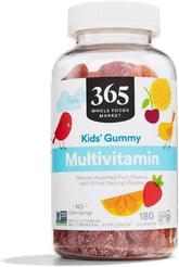 365 by Whole Foods Market children's gummy multivitamin bottle for daily nutrition