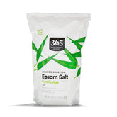 365 by Whole Foods Market Epsom Salt bottle with eucalyptus for a refreshing bath