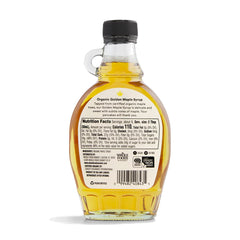 365 by Whole Foods Market maple syrup in a glass bottle with rich golden color for baking