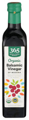 365 by Whole Foods Market organic balsamic Modena bottle for rich dressings.