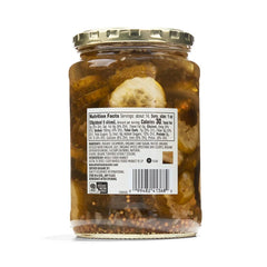 365 by Whole Foods Market Organic Bread and Butter Pickles sliced on a serving board