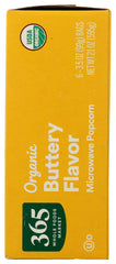 365 by Whole Foods Market organic corn close-up near packaging highlights clean ingredients.