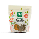 365 by Whole Foods Market organic pumpkin seeds bag, unroasted and great for snacking