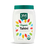 365 by Whole Foods Market Organic Tahini bottle front shows creamy texture ideal for sauces