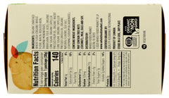 Organic vanilla flavor and cheerful animal shapes in a lunchbox-friendly format