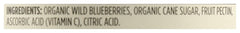 365 by Whole Foods Market spread glass jar label emphasizes organic ingredients