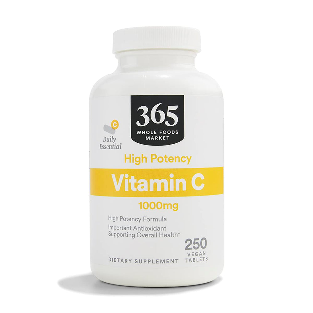 365 by Whole Foods Market Vitamin C 1000mg bottle for daily antioxidant support