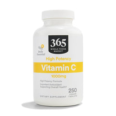 365 by Whole Foods Market Vitamin C 1000mg bottle for daily antioxidant support