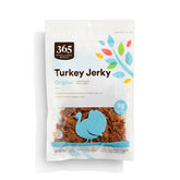 365 by Whole Foods Market Original Turkey Jerky front label with natural ingredients