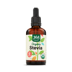 365 by Whole Foods Market stevia liquid bottle pour, zero-calorie sweetener for kitchen use
