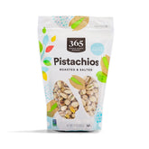 365 by Whole Foods Market roasted pistachios in a bag, ideal protein-rich snack