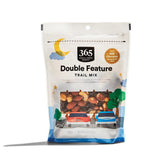 365 Trail Mix Double Feature 12oz bag showcases a protein-rich snack
