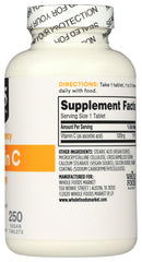 365 Vitamin C 1000mg nutrition label shows 1000mg potency per capsule.