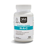 365 by Whole Foods Market NAC 500mg bottle front view supports daily wellness.