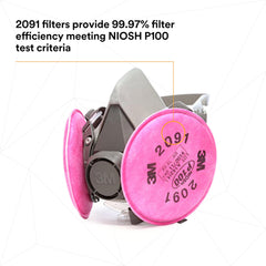 3M 6000-series reusable respirator for versatile protection