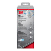3M Aura 9205+ front view shows lightweight N95 respirator for all-day comfort.