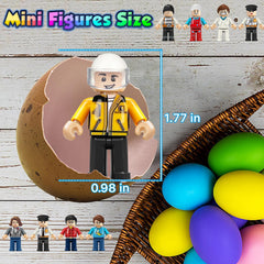 4BEE figures inside Easter eggs as playful fillers