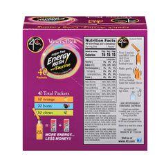Berry flavor packets from 4C Energy Rush Stix