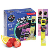 4C Energy Rush Stix Lemonade Pack fuels on-the-go hydration with bright citrus flavor.