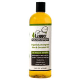 4Legger organic dog shampoo bottle with lemongrass and aloe for sensitive skin
