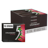 5 Gum Sour Strawberry bulk pack with 10 boxes, ideal for sharing on the go.