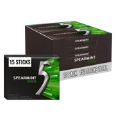 Five Gum Spearmint Rain 15-stick box ready for on-the-go fresh breath