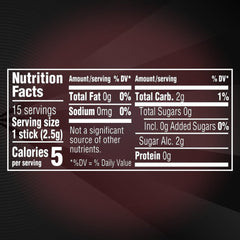 5 Gum sugar-free sticks, 15 per pack, perfect for a quick flavor lift.