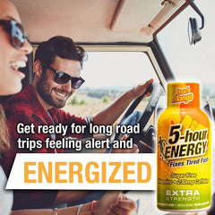5-hour ENERGY Peach Mango packaging on shelf emphasizes zero calories