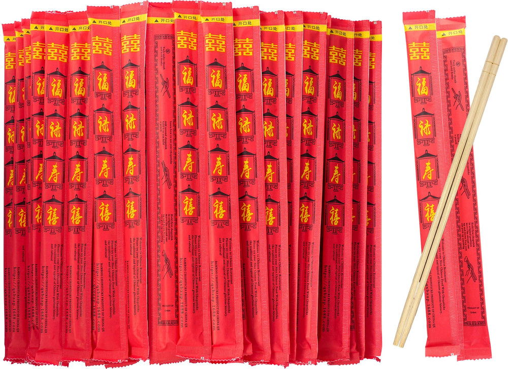 52USA 9-inch bamboo chopsticks for sushi and noodles