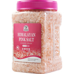 52USA Himalayan pink salt coarse for grinder refill, mineral-rich crystals.