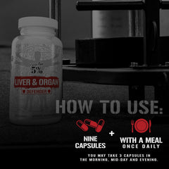 Liver Defender ingredients list graphic emphasizing NAC and milk thistle blend.