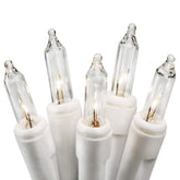 612 Vermont clear string lights on white wire for indoor decorating